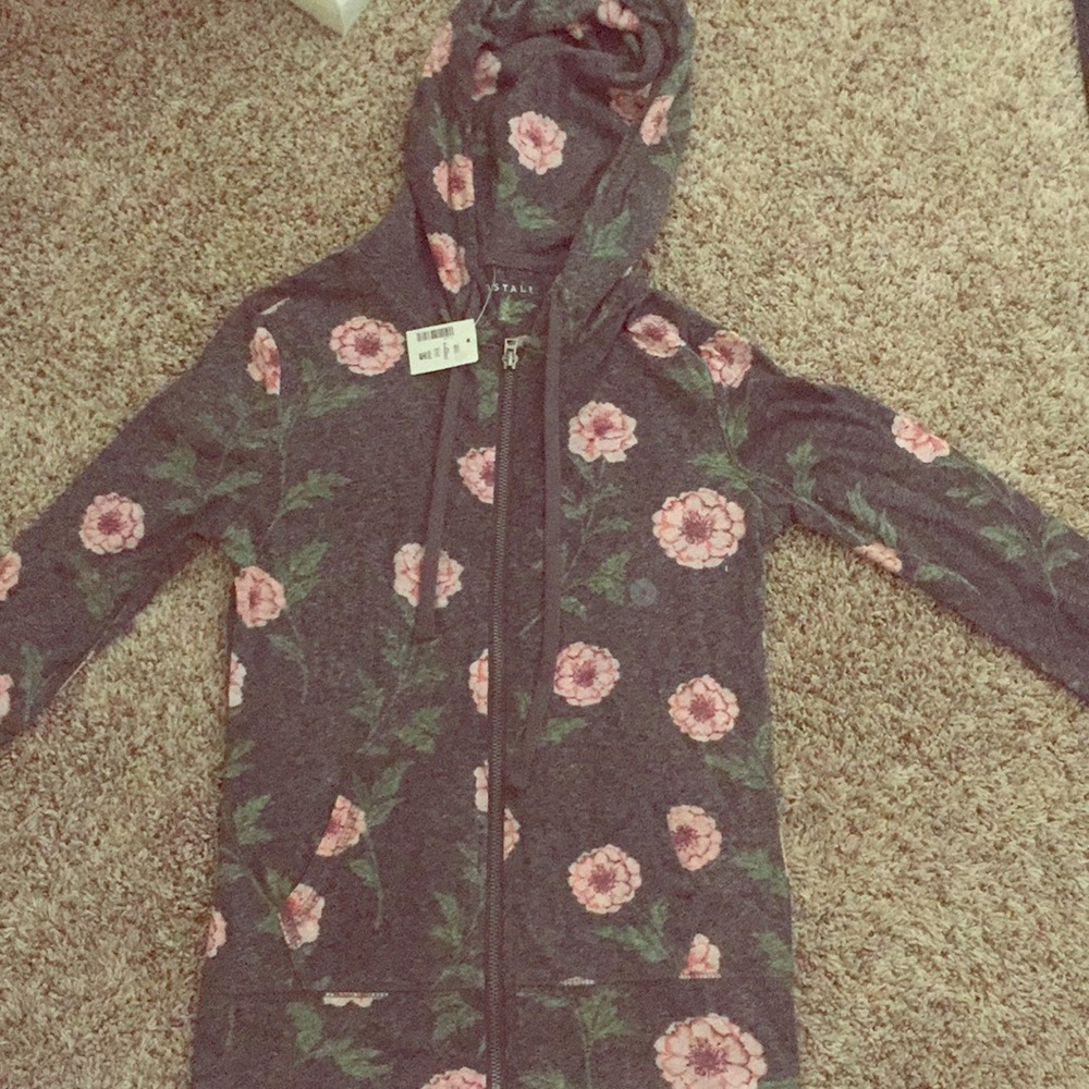 Floral Sweater Hoodie
